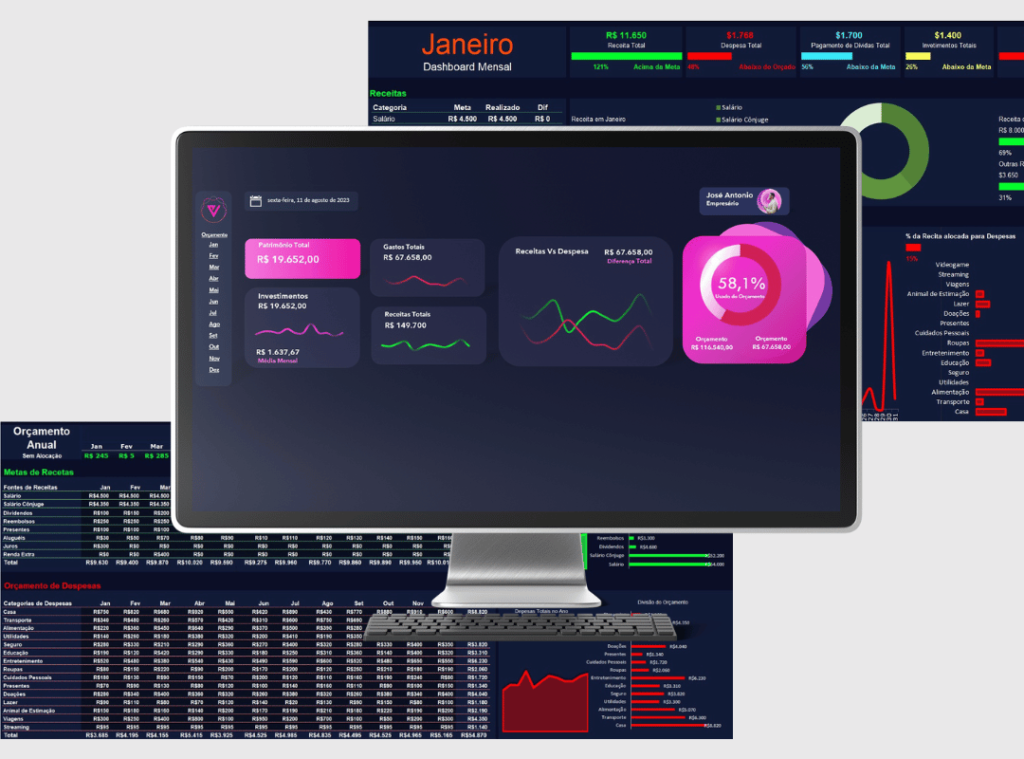 controle financeiro pessoal no excel